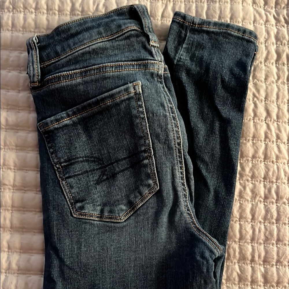 American Eagle Outfitters Dark Blue Denim Jeans